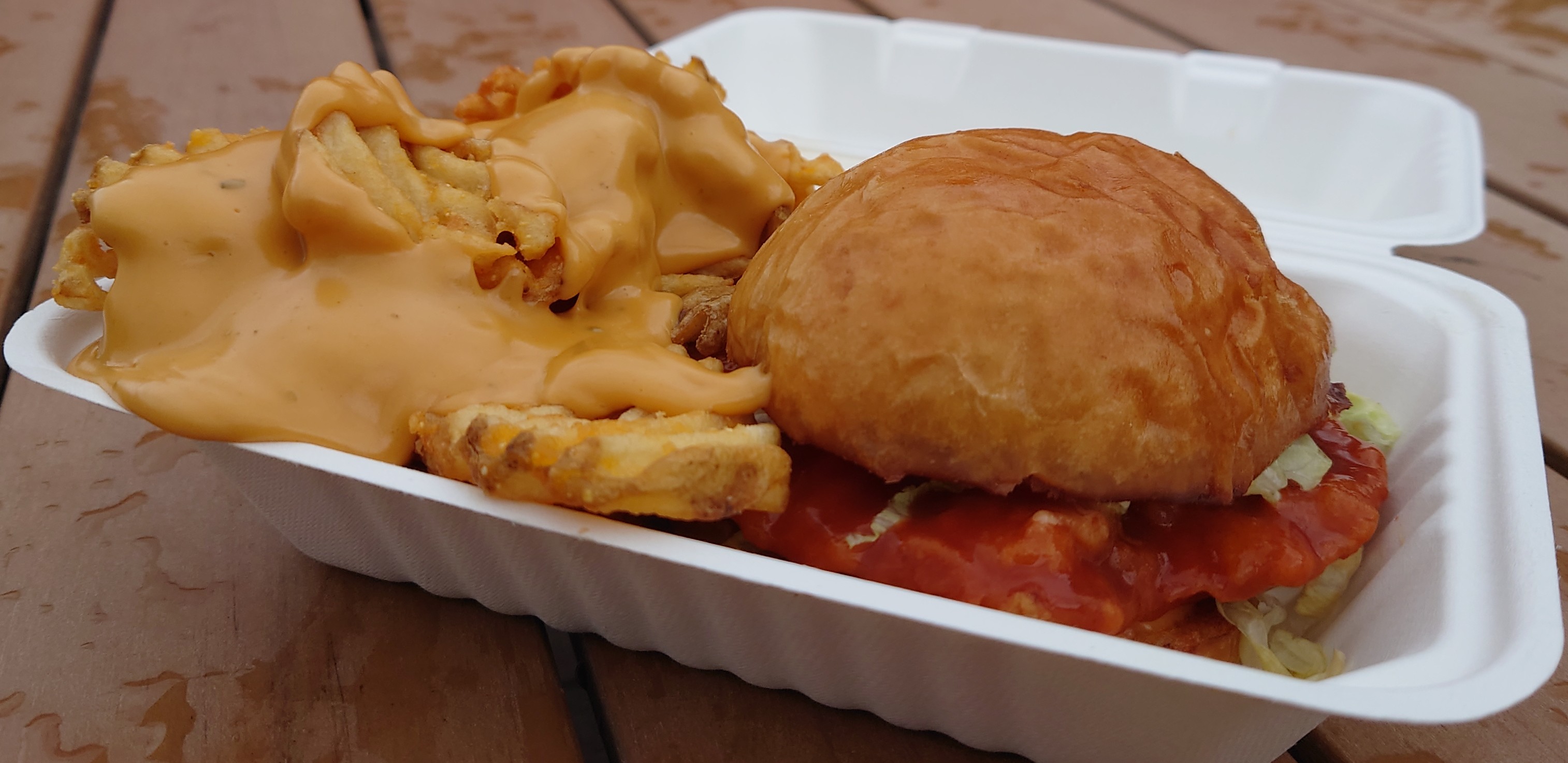 Buffalo Bang Bang Meal from Chicke Chicke Bang Bang Ketchikan Food Truck